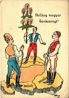 * T3 1938 Boldog Magyar Karácsonyt! Bánát, Erdély / Hungarian Irredenta Propaganda With Christmas Greeting, Trianon S: P - Unclassified