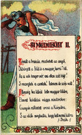 T2 1923 A Menekült II. Kiadja Deák J. / Hungarian Irredenta Art Propaganda, Litho - Unclassified