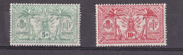 Nouvelles-Hébrides N° 27-28** - Unused Stamps