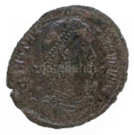 Római Birodalom / Konstantinápoly / II. Constantius 348-351. Follis Br Veretkettőződés (4,84g) T:2,2- Roman Empire / Con - Sin Clasificación