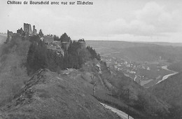 BOURSCHEID. CHATRAU DE BOURSCHEID AVEC VUE SUR MICHELAU - Bourscheid