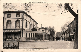 St Sulpice * Avenue De La Gare * Hôtel Et Café Restaurant PEYRAUD - Saint Sulpice