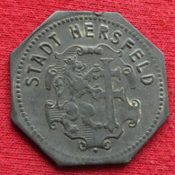 Germany Hersfeld 50 Pfennig  No Date  Hesse-Nassau  Allemagne Alemanha Zinc Notgeld 60 - Andere & Zonder Classificatie