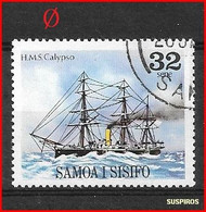SAMOA 1981 Sailing Ships   USED    	HMS Calypso - Samoa