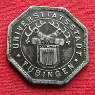 Germany Tubingen 50 Pfennig  1917  Wurttemburg  Allemagne Alemanha Iron Notgeld 72 - Other & Unclassified