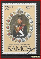 SAMOA 1981 Royal Wedding Of Prince Charles And Lady Diana Spencer USED - Samoa