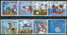 ROMANIA 1989 Animated Films  MNH / **.  Michel 4559-66 - Ongebruikt