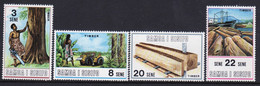 Samoa Set Of Stamps From 1971 To Celebrate The Timber Industry. - Samoa