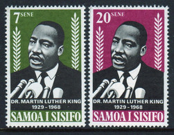 Samoa Set Of Stamps From 1968 To Celebrate Martin Luther King. - Samoa