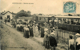 Préfailles * Arrivée Du Train * La Gare * Ligne Chemin De Fer Loire Atlantique * Locomotive - Préfailles