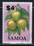 Samoa Single $4 Stamp From The 1983 Definitive Set Celebrating Fruit. - Samoa