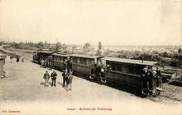 Loué * L'arrivée Du Tramaway Tram * La Gare - Loue