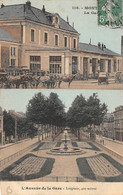 Montluçon           03         Avenue De La Gare Et Extérieur De La Gare    (voir Scan) - Montlucon