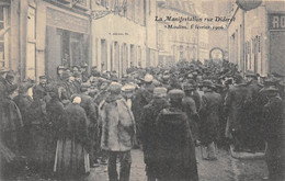 Moulins          03         Manifestation Rue Diderot  Février 1906   (voir Scan) - Moulins