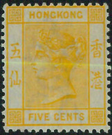 BK0995f - HONG KONG - STAMPS - SG # 58 --- MINT Hinged  MH  Very Well CENTERED - Ongebruikt