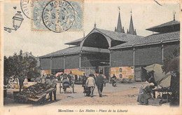 Moulins          03        Les Halles Place De La Liberté     (voir Scan) - Moulins