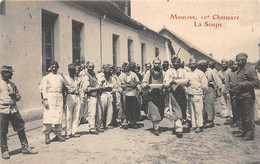 Moulins          03       Militaria   10 ème Chasseurs La Soupe     (voir Scan) - Moulins