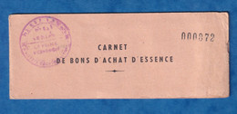 Carnet Ancien De Bons D' Achat D' Essence - ALGERIE ? - Automobile Renault DAUPHINE - 23 Novembre 1960 - Colonial - Andere & Zonder Classificatie