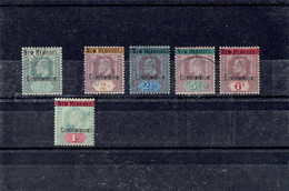 TP NOUVELLES HEBRIDES - N°6/11 - OB - N° 6 ET 11 SIGNES - TTB - 1908 - Collections, Lots & Séries