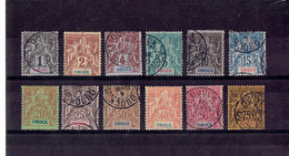 TP OBOCK - N°32/43 - OB - X - 1892 - Unused Stamps