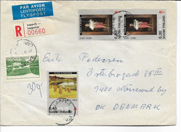 Finland - Airmail. Registered Cover Sent To Denmark.  H-1693 - Altri & Non Classificati