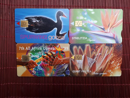 4 Phonecards South Africa Used Low Price  Rare - Südafrika