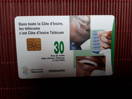 Phonecard  30 Units Used  Rare - Côte D'Ivoire