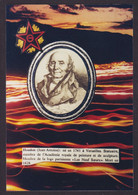 CPM Franc Maçonnerie Masonic Franc Maçon Tirage Limité Numéroté En 100 Ex. HOUDON Versailles - Philosophie & Pensées