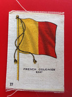 FRENCH COLONIES Collectors Silk BDV Phillips Cigarettes Silks Flag Drapeau C1925-Insights-Godfrey Phillips Badge En Soie - Otros & Sin Clasificación