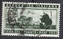 Italie - Italy - Italien 1952 Y&T N°633 - Michel N°867 (o) - 25l Foire Du Levant - 1946-60: Afgestempeld