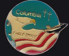 67573-Pin's.Columbia.fusée.NASA.espace.USA. - Space