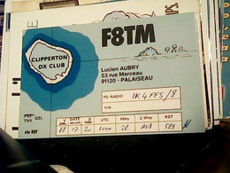 QSL CARD RADIO Clipperton Island French Polynesia South Pacific  V1988 HS116 - Radio