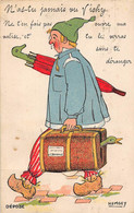 Vichy           03      Paysan Et Sa Valise. Carte A Système  Dépliant  Dessinée Par Hemgey      (voir Scan) - Vichy