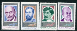 ROMANIA 1984 Personalities MNH / **.  Michel 4068-71 - Unused Stamps