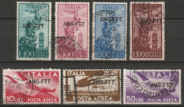 Trieste Zone A 1949-52 Sc C20-6 Sa A20-6 Air Post Set Used - Luchtpost