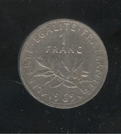 Fausse 1 Francs 1969 - Exonumia - Errores Y Curiosidades