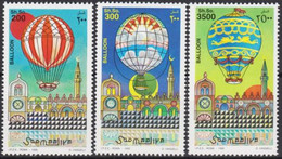 Somalia, 1999, Balloons, Aviation, MNH, Michel 750-752 - Somalie (1960-...)