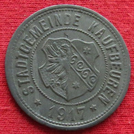 Germany Kaufbeuren 50 Pfennig  1917  Bavaria  Allemagne Alemanha Zinc Notgeld 108 - Altri & Non Classificati