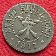 Germany Stralsund 50 Pfennig  1917  Pomerania  Allemagne Alemanha Iron Notgeld 114 - Altri & Non Classificati