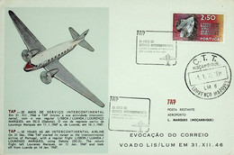 1972. Moçambique. TAP - 25 Anos Do Serviço Aéreo Intercontinental - Lettres & Documents