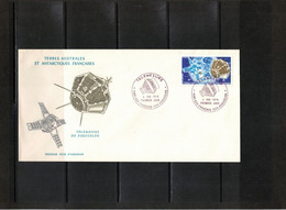 TAAF 1978  Space / Raumfahrt  Satellite Measuring Of Kerguelen Interesting Letter - Oceania