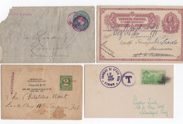 Costa Rica 4 Postal Stationery Cards #7 - Costa Rica
