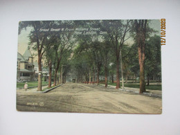 NEW LONDON CT , BROAD STREET , OLD POSTCARD  0 - New Haven