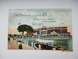 NEW LONDON CT , THE GRISWOLD , OLD POSTCARD  0 - New Haven