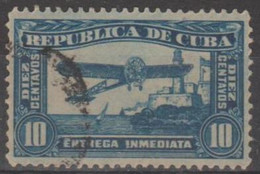 CUBA - 1914 Special Delivery Plane. Scott E5. Used - Used Stamps
