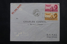 EGYPTE - Enveloppe Commerciale De Alexandrie Pour  La France Par Avion - L 73380 - Cartas