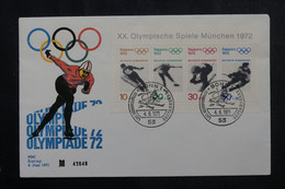 ALLEMAGNE - Enveloppe FDC En 1972 - Jeux Olympiques D'Hiver  - L 73385 - FDC: Enveloppes