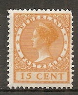P-B 1928 Yv. N°  212  *   15c Wilhelmine  Cote 2,2 Euro  BE R  2 Scans - Unused Stamps