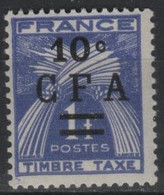 CFA 21 - REUNION Taxe N° 36 Neuf** - Timbres-taxe