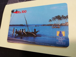 SRI LANKA RS 100 LANKA  Locals On Beach Fisching   2srla  Magnetic    **3411 ** - Sri Lanka (Ceilán)